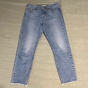 Levi’s wedgie Straight ankle jeans